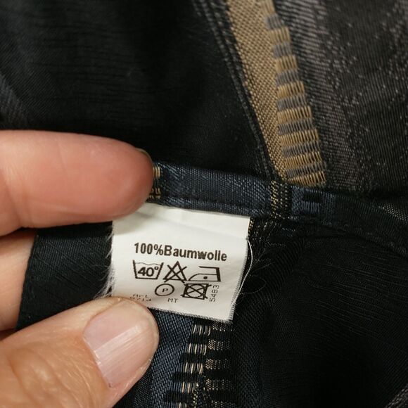 Marc Thombard Switzerland Men's Striped Button-Up Shirt Multi 46 100% Cotton - Picture 9 of 12